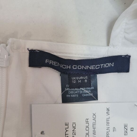 FRENCH CONNECTION Azana Ruffle Empire Top SIZE 8 - Picture 11 of 13